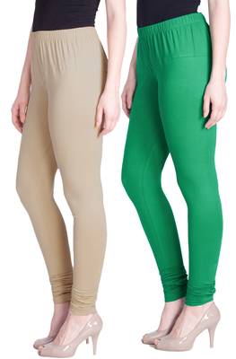  Lyra Multicolour Free Size Churidar Leggings 1