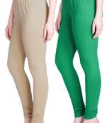  Lyra Multicolour Free Size Churidar Leggings