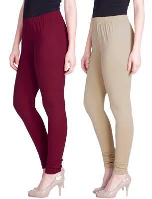  Lyra Multicolour Free Size Churidar Leggings 1