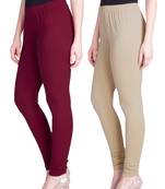  Lyra Multicolour Free Size Churidar Leggings