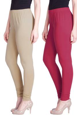  Lyra Multicolour Free Size Churidar Leggings 1