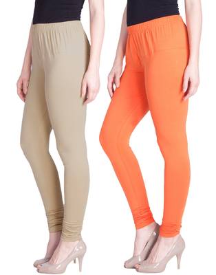  Lyra Multicolour Free Size Churidar Leggings 1