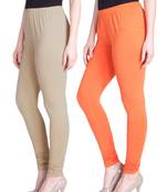  Lyra Multicolour Free Size Churidar Leggings