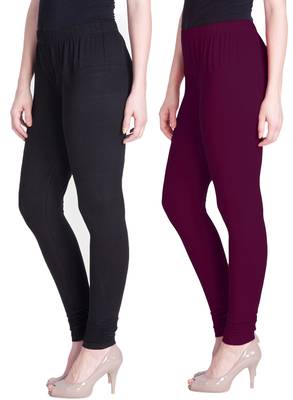  Lyra Multicolour Free Size Churidar Leggings 1