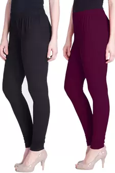  Lyra Multicolour Free Size Churidar Leggings