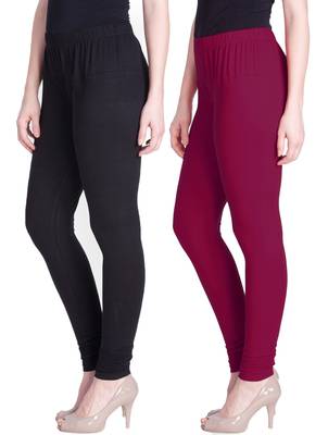  Lyra Multicolour Free Size Churidar Leggings 1