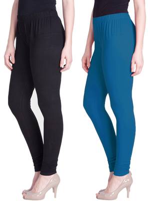 Lyra Multicolour Free Size Churidar Leggings 1