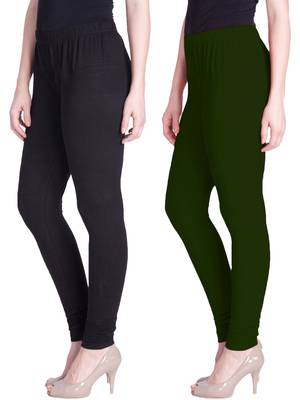  Lyra Multicolour Free Size Churidar Leggings 1