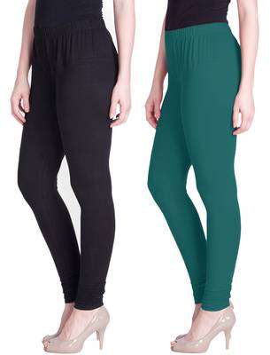  Lyra Multicolour Free Size Churidar Leggings 1