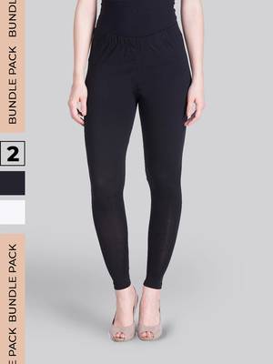  Lyra Multicolour Free Size Churidar Leggings 2
