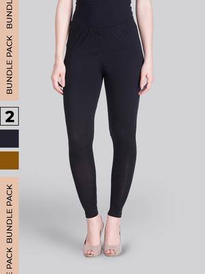  Lyra Multicolour Free Size Churidar Leggings 1
