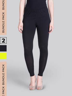  Lyra Multicolour Free Size Churidar Leggings 1