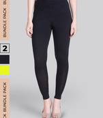  Lyra Multicolour Free Size Churidar Leggings