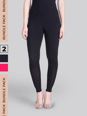 Lux Lyra Multicolour Free Size Churidar Leggings 1