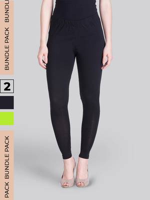  Lyra Multicolour Free Size Churidar Leggings 1