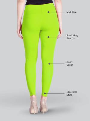  Lyra Multicolour Free Size Churidar Leggings 2