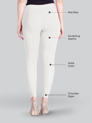  Lyra Multicolour Free Size Churidar Leggings 2