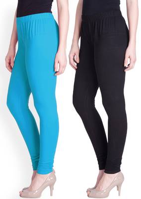  Lyra Multicolour Free Size Churidar Leggings 1
