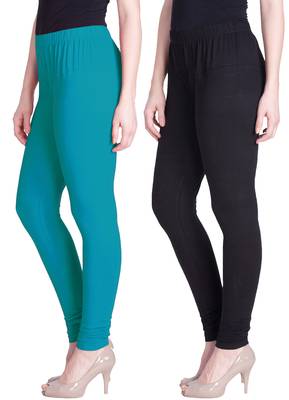  Lyra Multicolour Free Size Churidar Leggings 1