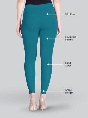 Lyra Multicolour Free Size Churidar Leggings 2