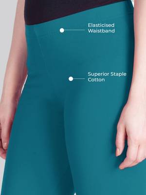  Lyra Multicolour Free Size Churidar Leggings 4