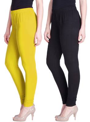  Lyra Multicolour Free Size Churidar Leggings 1