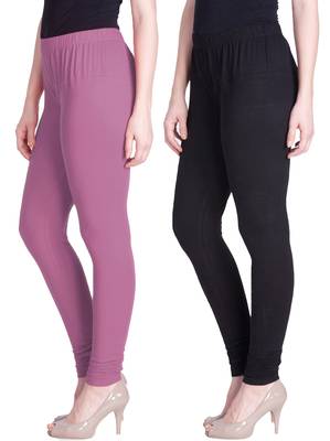  Lyra Multicolour Free Size Churidar Leggings 1