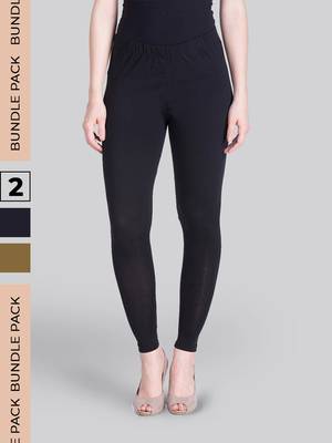  Lyra Multicolour Free Size Churidar Leggings 1