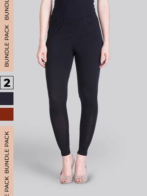  Lyra Multicolour Free Size Churidar Leggings 1