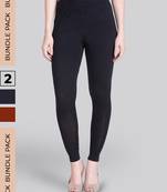  Lyra Multicolour Free Size Churidar Leggings