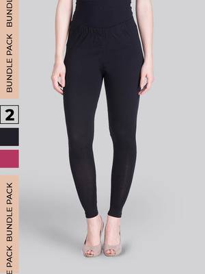  Lyra Multicolour Free Size Churidar Leggings 1