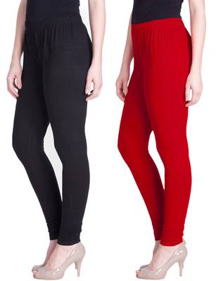  Lyra Multicolour Free Size Churidar Leggings 1