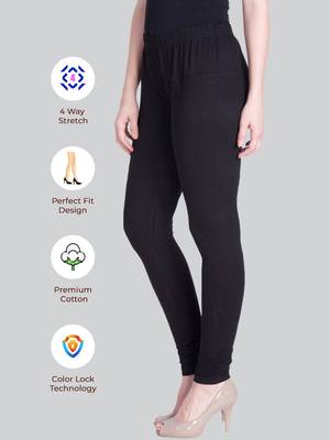  Lyra Multicolour Free Size Churidar Leggings 3