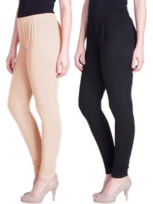  Lyra Multicolour Free Size Churidar Leggings 1