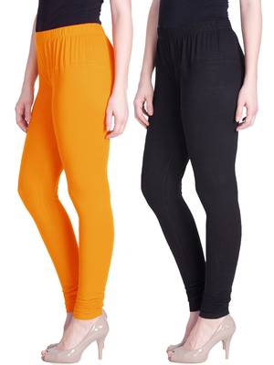  Lyra Multicolour Free Size Churidar Leggings 1