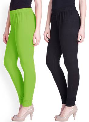  Lyra Multicolour Free Size Churidar Leggings 1