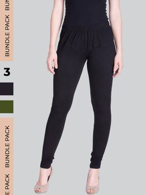  Lyra Multicolour Free Size Churidar Leggings 2