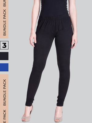  Lyra Multicolour Free Size Churidar Leggings 1