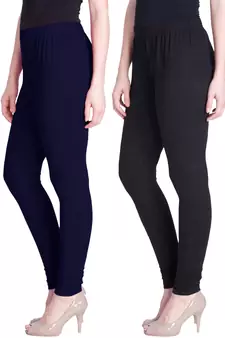 Lux Lyra Multicolour Free Size Churidar Leggings