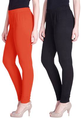  Lyra Multicolour Free Size Churidar Leggings 2