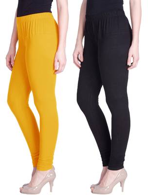  Lyra Multicolour Free Size Churidar Leggings 2