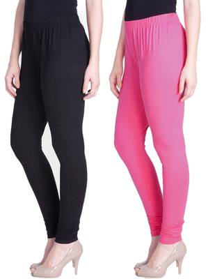  Lyra Multicolour Free Size Churidar Leggings 2