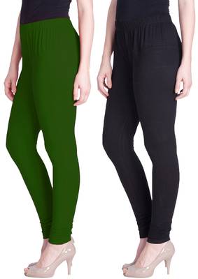 Lyra Multicolour Free Size Churidar Leggings 1