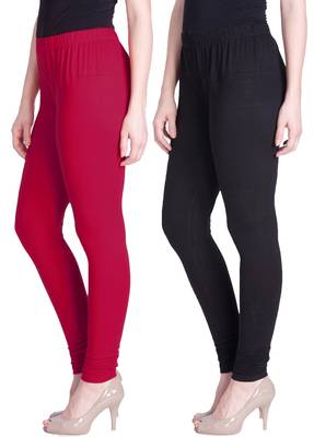  Lyra Multicolour Free Size Churidar Leggings 1