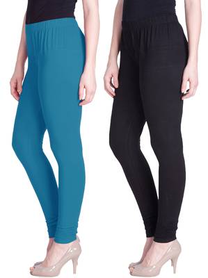  Lyra Multicolour Free Size Churidar Leggings 1