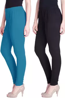  Lyra Multicolour Free Size Churidar Leggings