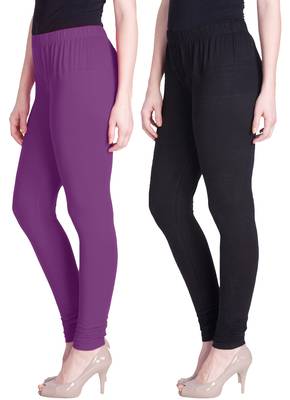  Lyra Multicolour Free Size Churidar Leggings 1