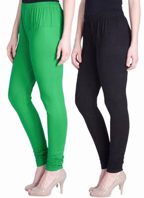  Lyra Multicolour Free Size Churidar Leggings 1