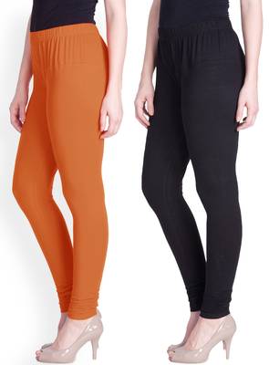  Lyra Multicolour Free Size Churidar Leggings 1