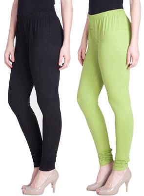 Lyra Multicolour Free Size Churidar Leggings 1